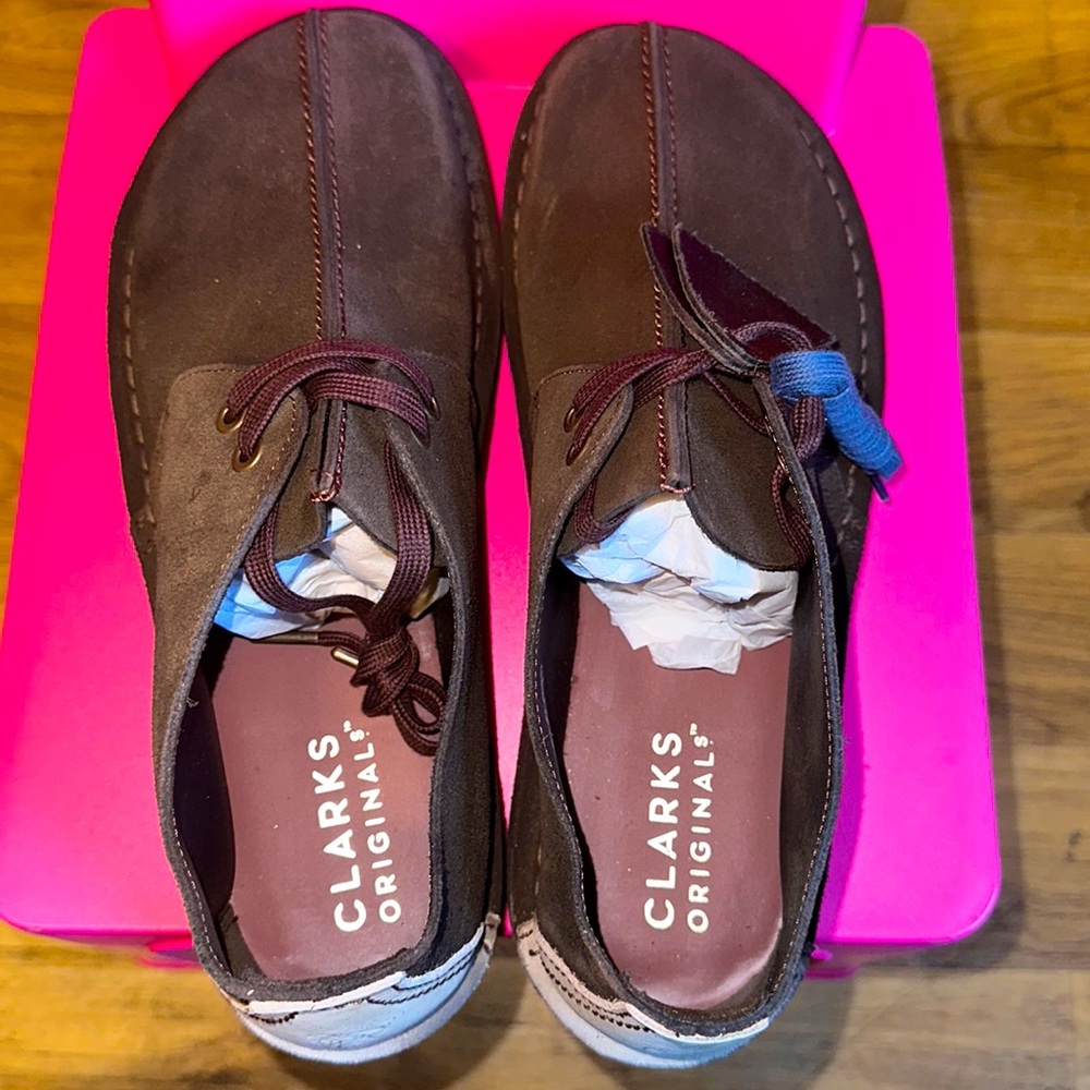 Clarks work shoes; Desert Trek Dark Brown